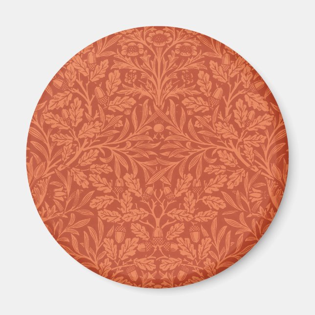 William Morris Acorn Wallpaper Nature Design Magnet (Front)