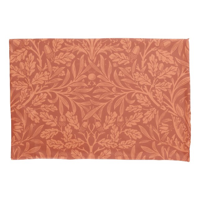 William Morris Acorn Wallpaper Nature Design Pillowcase (Front)