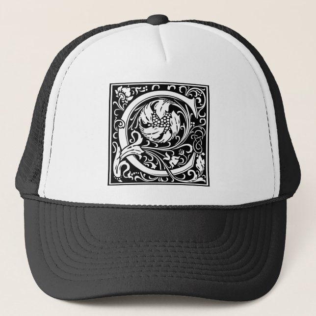William Morris Alphabet “C” Trucker Hat (Front)