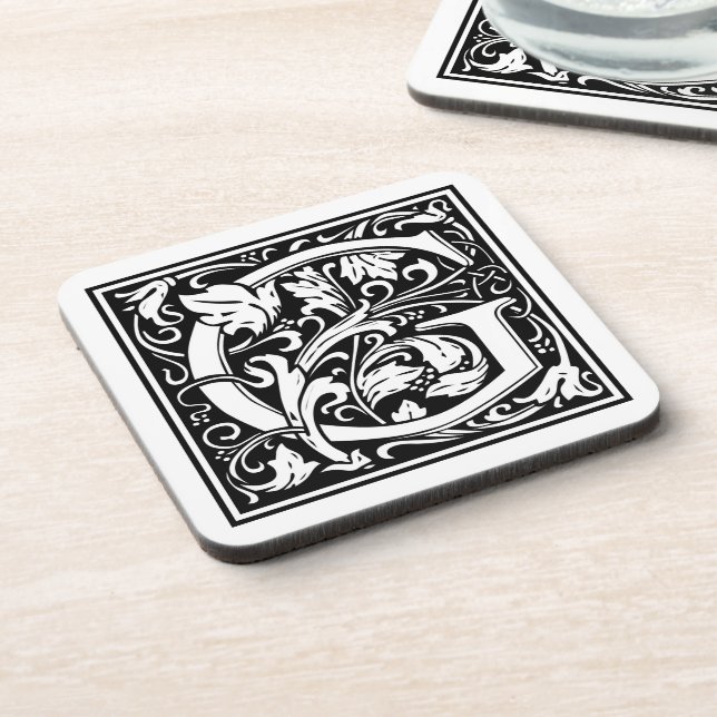 William Morris Alphabet “G” Coaster (Left Side)