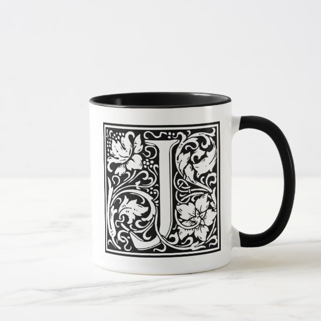 William Morris Alphabet “J” Mug (Right)