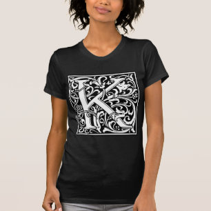 William Morris Alphabet “K” T-Shirt