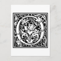 William Morris Alphabet “O”