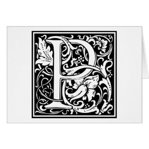 William Morris Alphabet “P”