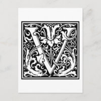 William Morris Alphabet “V”