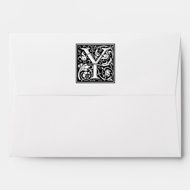 William Morris Alphabet “Y” Envelopes (Back (Top Flap))