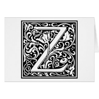 William Morris Alphabet “Z”