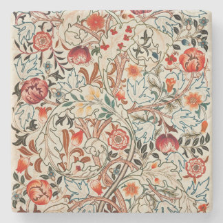 William Morris Ancanthus Portiere Design Stone Coaster