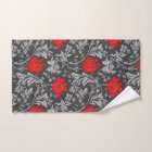 William Morris Anemone, Grey / Grey and Red