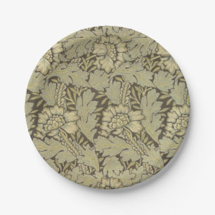 William Morris Anemone Pattern Paper Plate