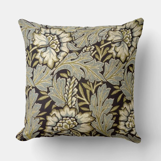 William Morris “Anemone” Throw Pillow (Front)