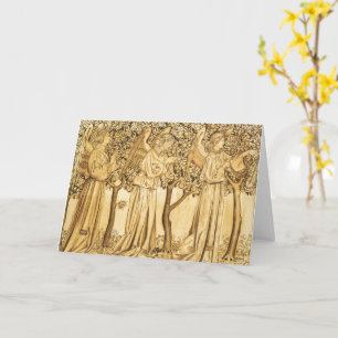 William Morris ANGELS AND TREE Greeting Card