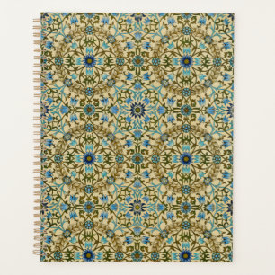 William Morris Antique 1873 Vine & Floral Pattern Planner