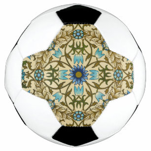 William Morris Antique 1873 Vine & Floral Pattern Soccer Ball