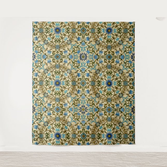 William Morris Antique 1873 Vine & Floral Pattern Tapestry (Front)