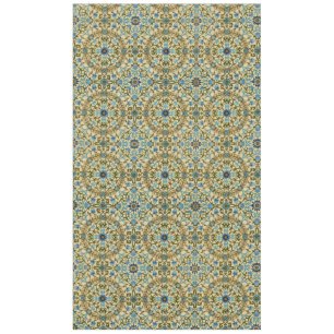 William Morris- Antique 1873 Vine & Flower Pattern Tablecloth