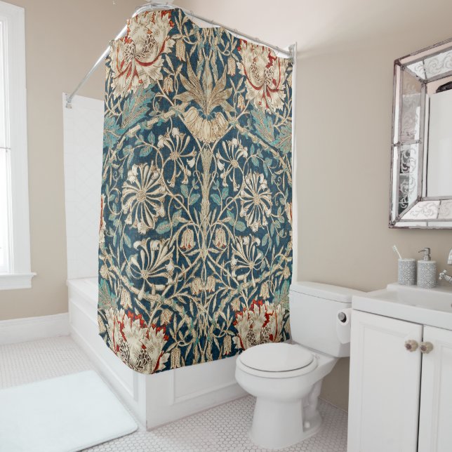 William Morris Antique Honeysuckle Floral (In Situ)