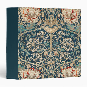 William Morris Antique Honeysuckle Floral Binder