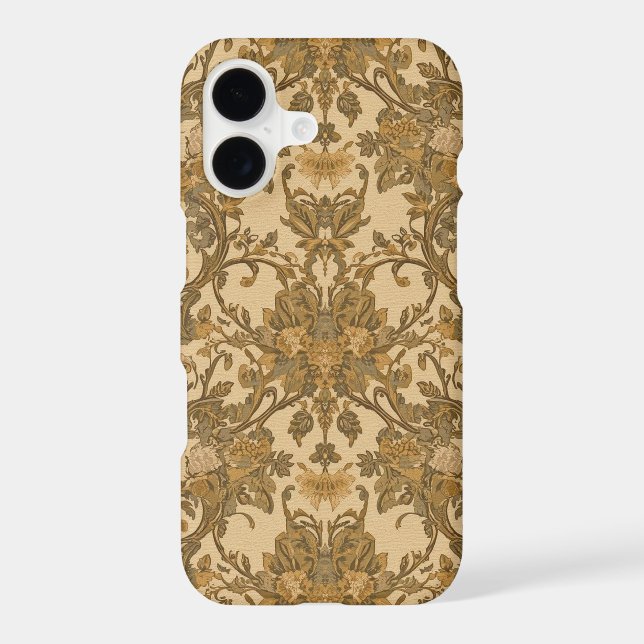 William Morris Antique Honeysuckle Floral Pattern (Back)