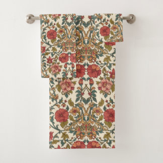 William Morris Antique Honeysuckle Floral Pattern