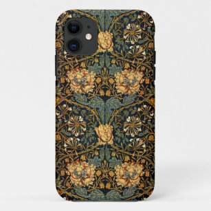 William Morris Antique Honeysuckle Floral Pattern Case-Mate iPhone Case