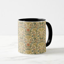 William Morris Antique Honeysuckle Floral Pattern