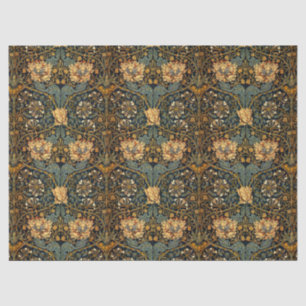 William Morris Antique Honeysuckle Floral Pattern Tissue Paper
