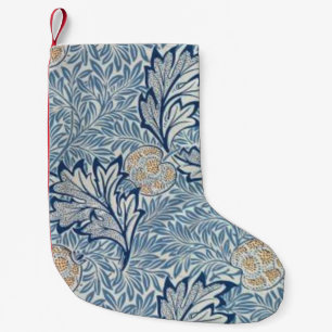 William Morris Apple Flower Floral Design Small Christmas Stocking