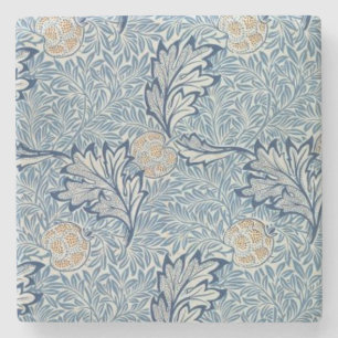 William Morris Apple Flower Floral Design Stone Coaster