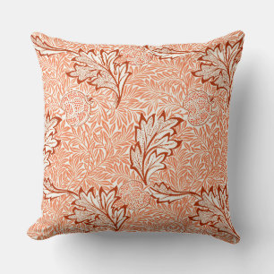 William Morris Apple Vintage Botanical Pattern Throw Pillow
