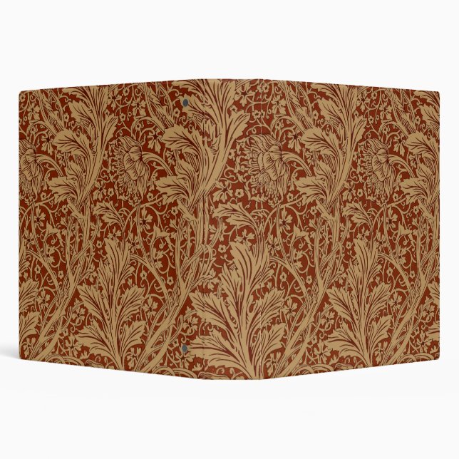 William Morris Arcadia Floral Garden Flower Classi Binder (Background)