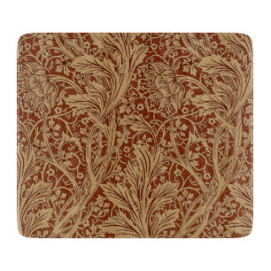 William Morris Arcadia Floral Garden Flower Classi Cutting Board