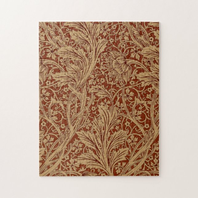 William Morris Arcadia Floral Garden Flower Classi Jigsaw Puzzle (Vertical)