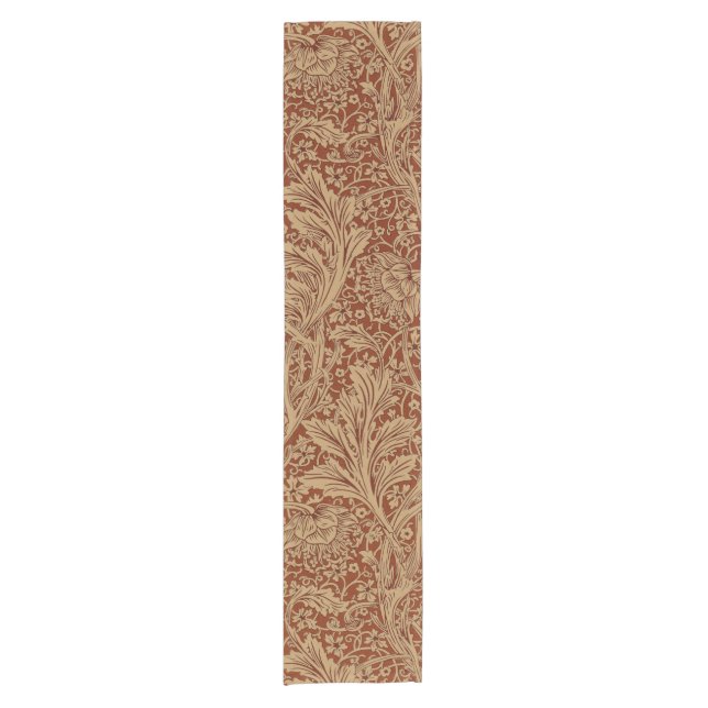 William Morris Arcadia Floral Garden Flower Classi Short Table Runner (Front)