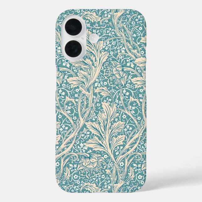 William Morris Arcadia Floral Pattern Case-Mate iPhone Case (Back)