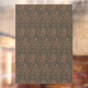 William Morris Arcadia Floral Pattern Classic Window Cling