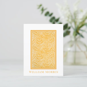 William Morris, Arcadia Yellow Foliage Postcard