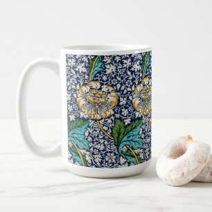 William Morris Art Blue Mug