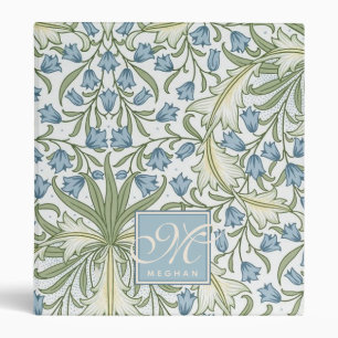 William Morris, Art Nouveau Blue Bellfowe Monogram Binder