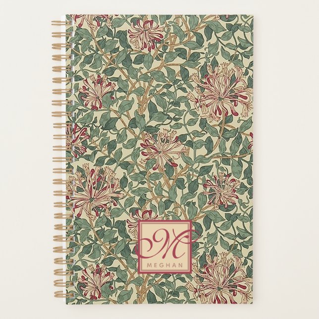 William Morris - Art Nouveau Honeysuckie & Feuille (Devant)