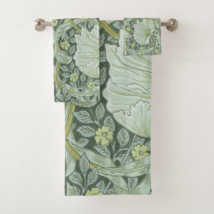 William Morris, Art nouveau pattern, beautiful art Bath Towel Set