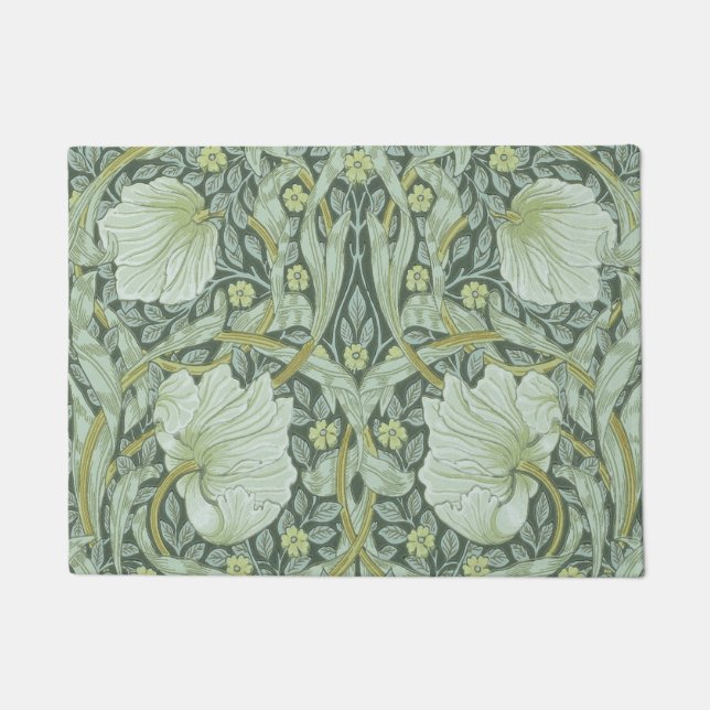 William Morris, Art nouveau pattern, beautiful art Doormat (Front)
