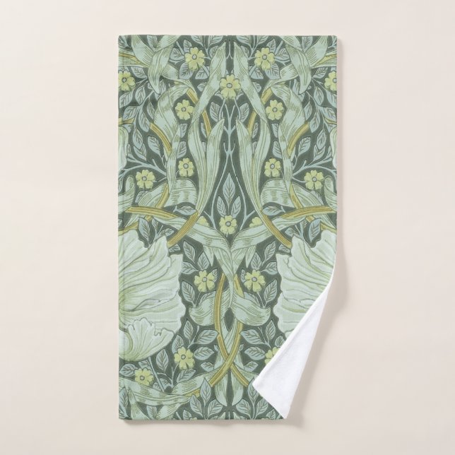 William Morris, Art nouveau pattern, beautiful art Hand Towel (Hand Towel)