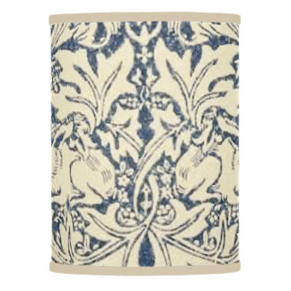 William Morris,art nouveau,pattern,grey,nature,vic Lamp Shade