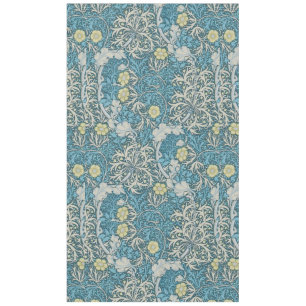 William Morris,art nouveau pattern, seaweed,blue,f Tablecloth
