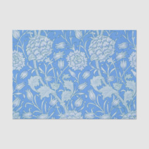 William Morris - Art Nouveau Wild Tulips - Blue Tissue Paper