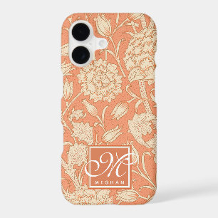 William Morris - Art Nouveau Wild Tulips Monogram