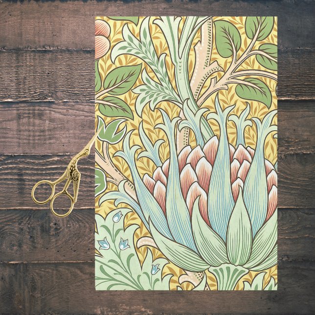 William Morris Artichoke Botanical Pattern Revisit Tissue Paper (Creator Uploaded)