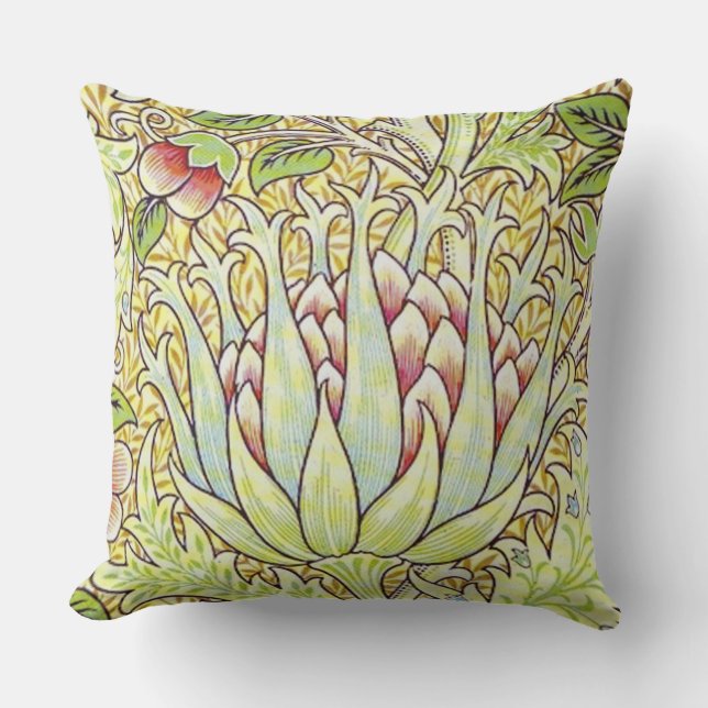 William Morris “Artichoke” Outdoor Pillow (Front)