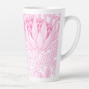 William Morris Artichoke Pale Pink Latte Mug